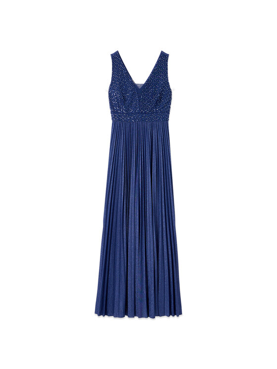 Oltre Oltre Abito da sera 7416J000924N034 Blu A-Line Fit