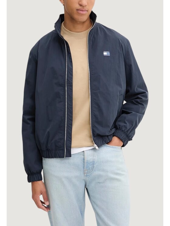 Tommy Jeans Tommy Jeans Μπουφάν δερμάτινο TJM ESSENTIAL JACKET Μπλε Casual Fit