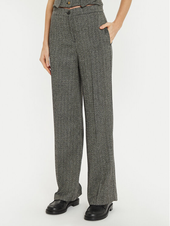 ViCOLO ViCOLO Pantaloni di tessuto TS0513 Grigio Regular Fit