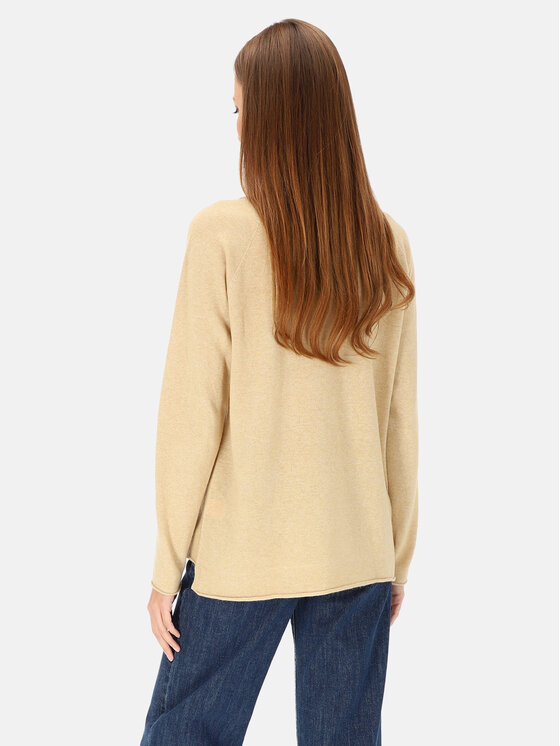L’AF L’AF Sweter Avrora Beżowy Regular Fit