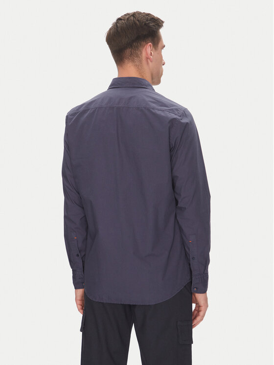 BOSS Boss Koszula Relegant 50518304 Granatowy Regular Fit