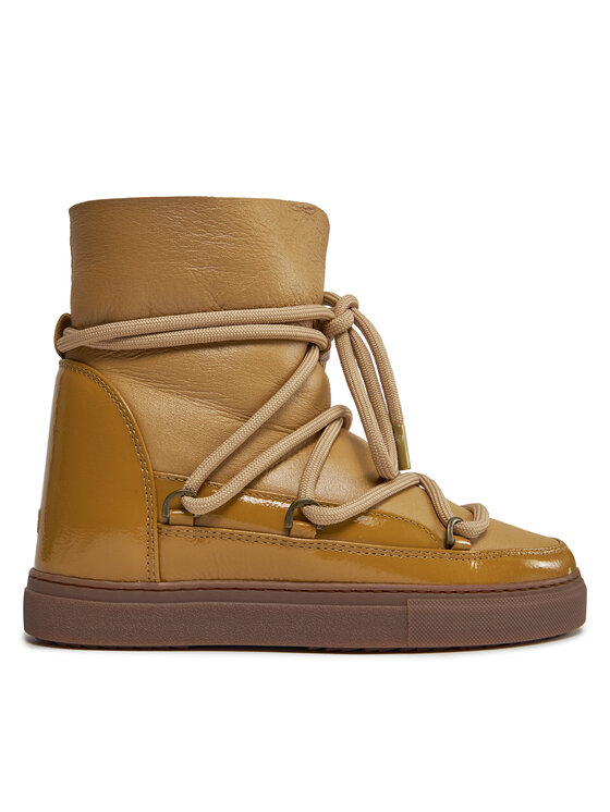 Cizme de zăpadă Inuikii Gloss Wedge 75203-007 Bej