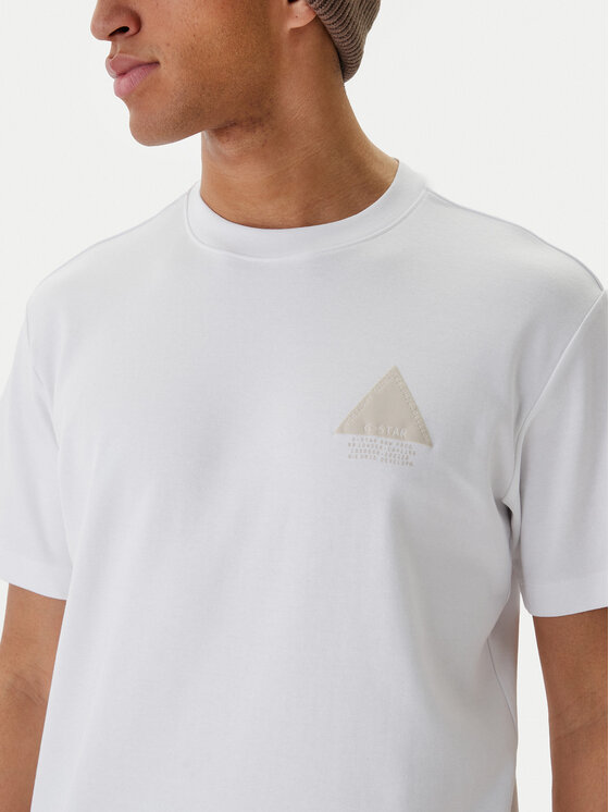 G-Star Raw G-Star Raw Tricou D28593-C812 Alb Regular Fit