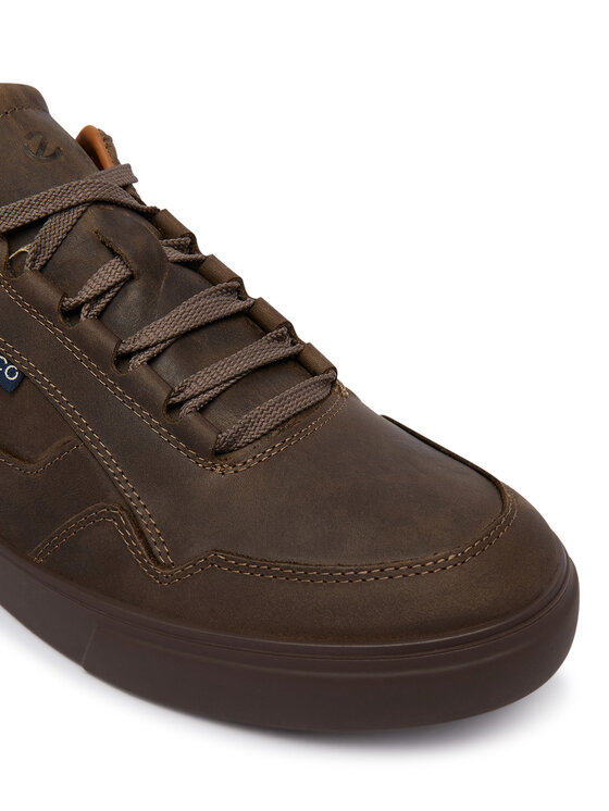ECCO ECCO Sneakersy Soft 10 56014402559 Tmavě hnědá
