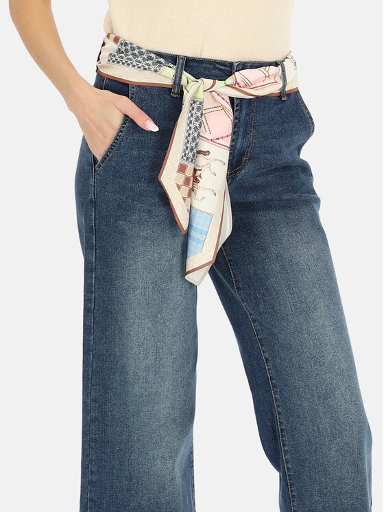 L’AF L’AF Jeansy Lilibet Niebieski Wide Leg