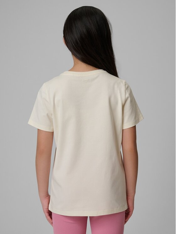 4F 4F T-shirt 4FJRSS26TTSHF3554-12S Bianco Regular Fit