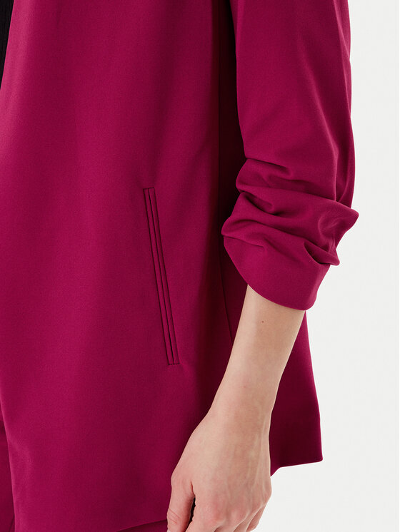DKNY DKNY Marynarka P9RCAAWI Bordowy Regular Fit