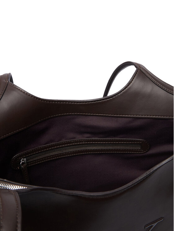 Calvin Klein Calvin Klein Τσάντα Bold Ck Shopper LV04F3562G Σκούρο καφέ