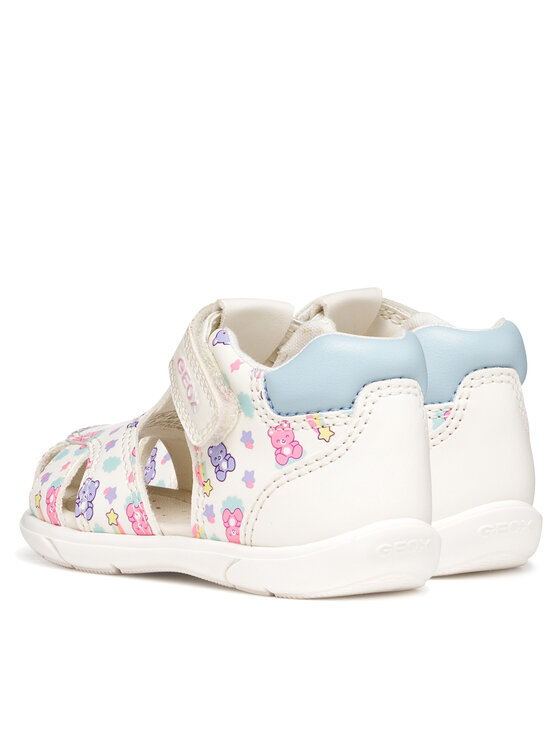 Geox Geox Sandále B Sandal Zapito Girl B556FB 05404 C0270 Biela