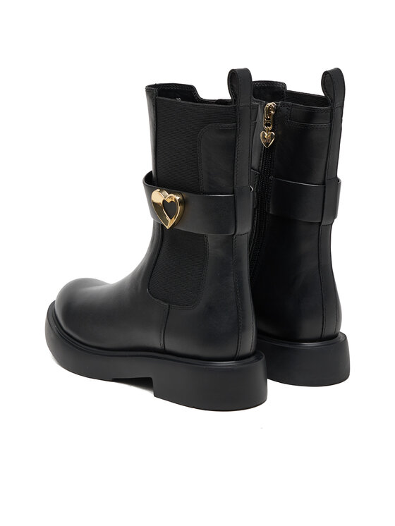 LOVE MOSCHINO LOVE MOSCHINO Polokozačky JA24044G0NIA0000 Černá