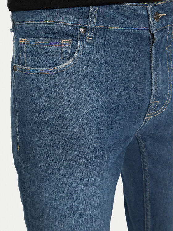 Guess Guess Дънки M5RAN1 D5KS1 Син Skinny Fit