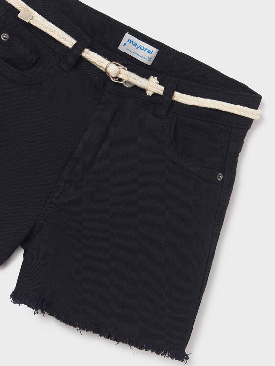 Mayoral Mayoral Шорти от плат 275 Черен Regular Fit