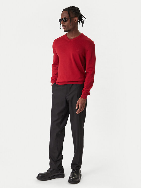 BOSS BOSS Maglione Baram 50476363 Rosso Regular Fit