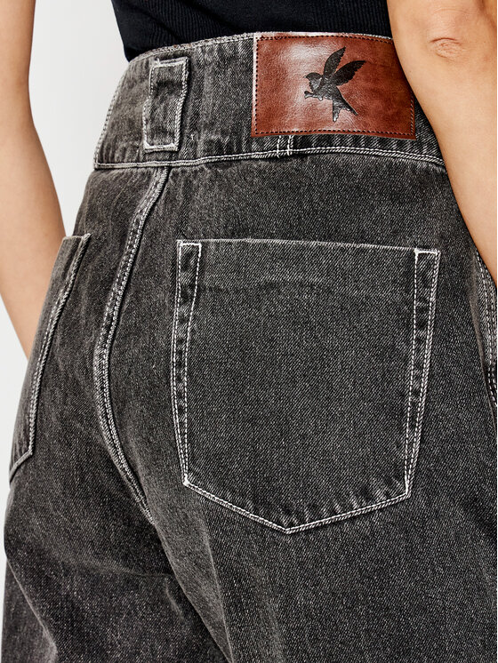 One Teaspoon One Teaspoon Дънки Shustler 23925 Черен Tapered Fit