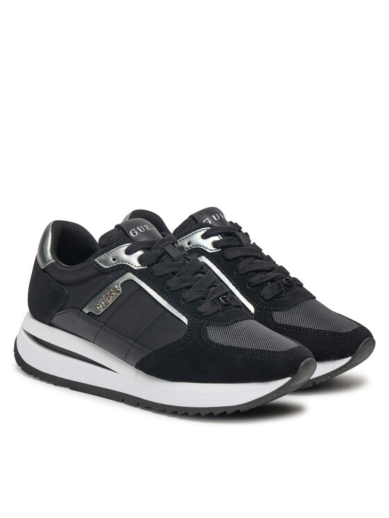 Guess Guess Sneakersy FLPEGY FAB12 Čierna