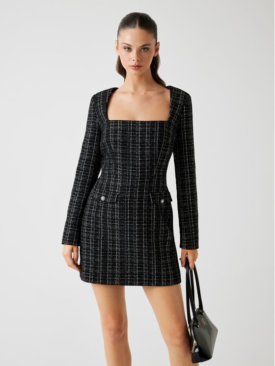 Guess Guess Každodenní šaty 179435 Černá Classic Fit