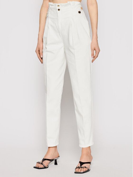 PINKO Pinko Джинси New Cara PE 21 PDEN 1J10MZ Y6Z3 Білий Boyfriend Fit