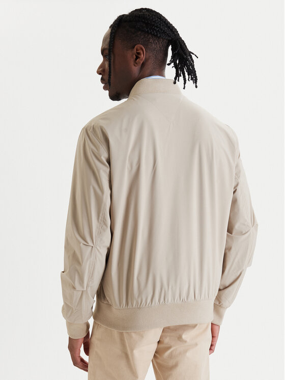 Tommy Hilfiger Tommy Hilfiger Bomberjacke MW0MW36665 Beige Regular Fit