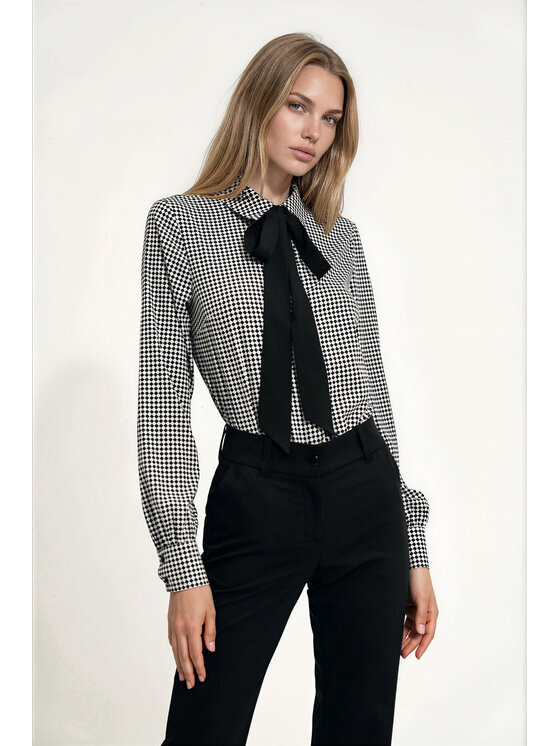 NIFE NIFE Bluzka B241 Kolorowy Relaxed Fit