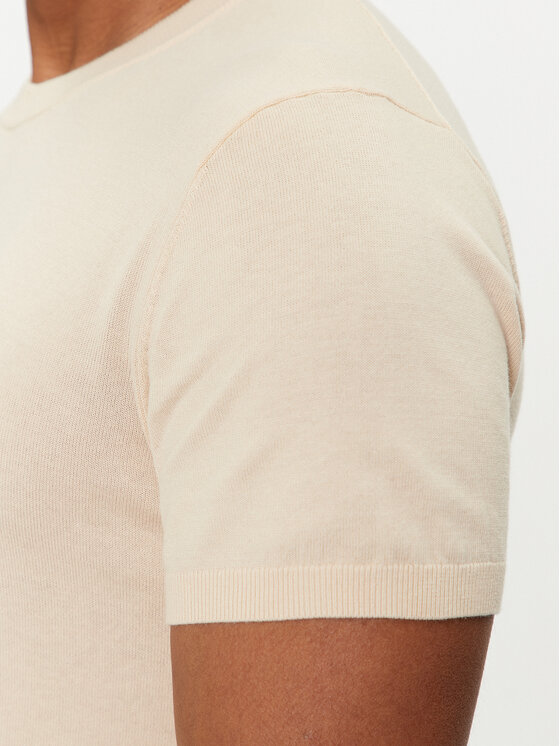 Guess Guess Megztinis M4GR05 Z3DN1 Écru Regular Fit