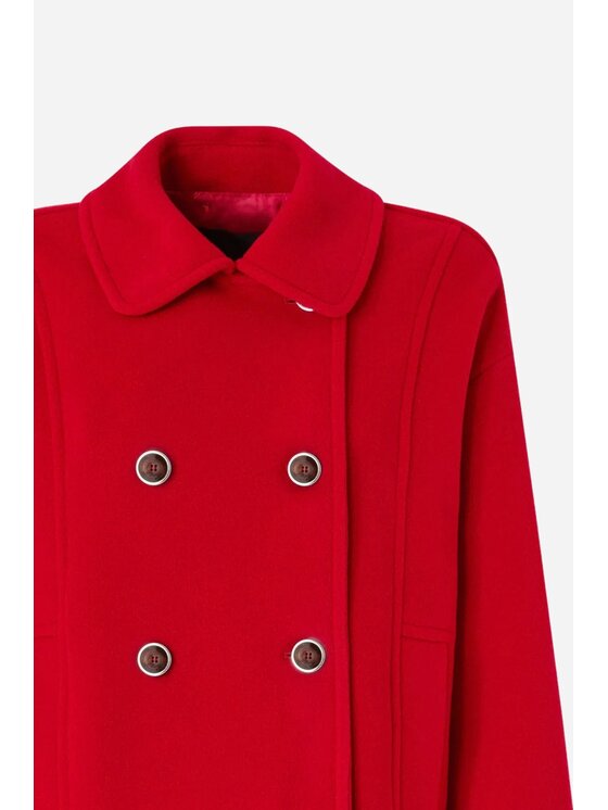 PINKO PINKO Kurtka zimowa Craspedia Czerwony Boxy Fit