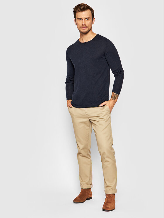 Selected Homme Selected Homme Džemper Rome 16079774 Tamnoplava Regular Fit
