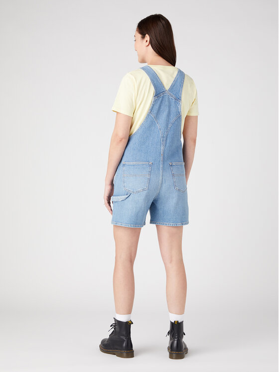 Wrangler Wrangler Kelnės su petnešomis W25OEL44G 112328907 112328907 Mėlyna Regular Fit