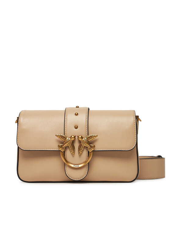 PINKO PINKO Torebka Love One Mini Slouchy Fl PE 25 PLTT 104340 A0QO Beżowy
