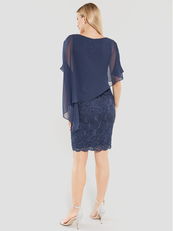 Swing Swing Coctailkleid 77760410 Dunkelblau Regular Fit