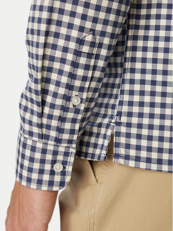Tommy Jeans Tommy Jeans Krekls Check Oxford DM0DM23516 Zils Regular Fit