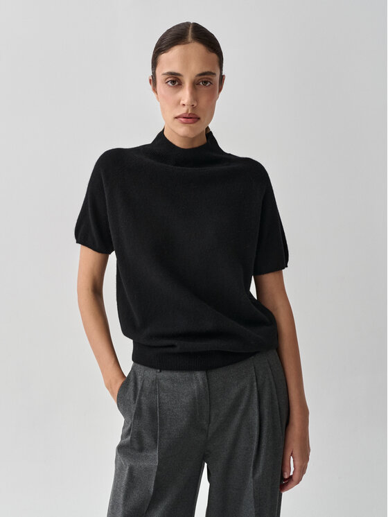TATUUM TATUUM Sweter LENO 1 Czarny Classic Fit