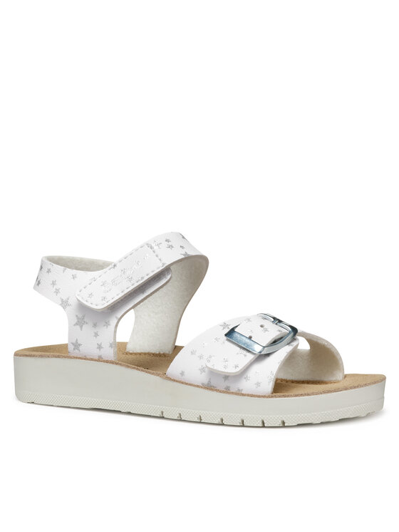 Geox Geox Sandály J Sandal Costarei Gi J15EAB 00004 C1000 S Bílá