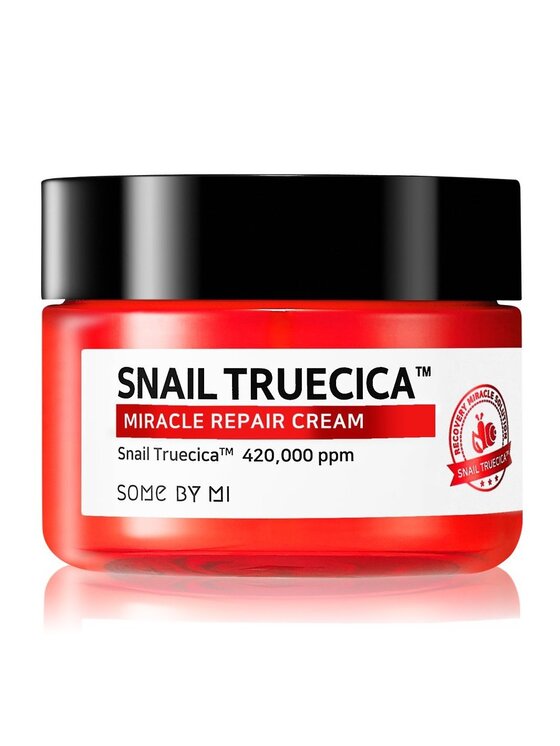Some By Mi Some By Mi Some By Mi Snail TrueCICA Miracle Repair Cream krem rewitalizujący z mucyną z czarnego ślimaka 60ml Krem do twarzy