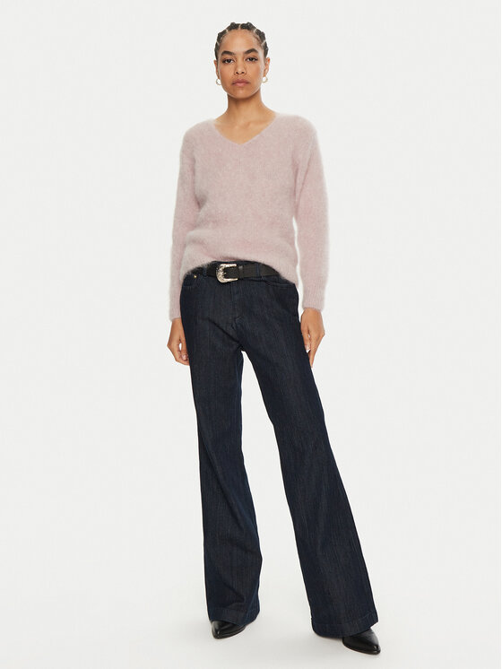 Dixie Dixie Džemper M277K009A Ružičasta Relaxed Fit