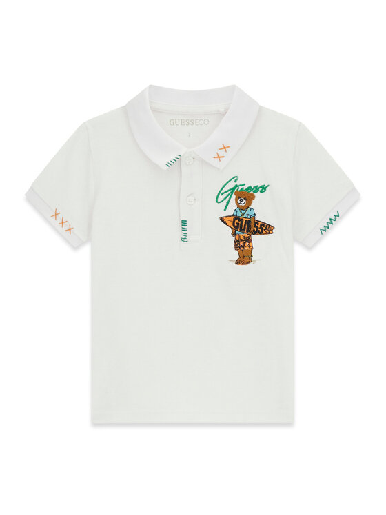 Guess Guess Polokošeľa N6GP01 K9WF4 Biela Regular Fit