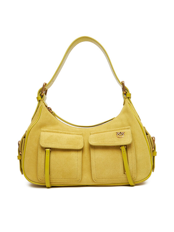 Geantă PINKO Cargo Bag Classic PE 25 PLTT 102794 A29N Verde