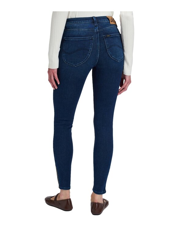 Lee Lee Jeansy 112385840 Niebieski Skinny Fit