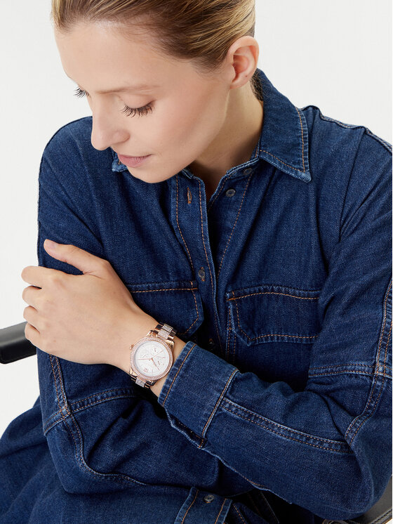 Michael Kors Michael Kors Sat Tibby MK7293 Ružičasta pozlata