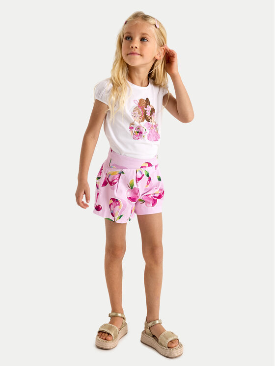 Mayoral Mayoral Stoffshorts 3905 Rosa Regular Fit