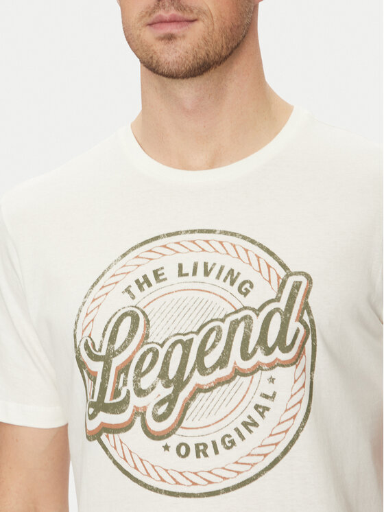 Blend Blend T-Shirt 20717760 Biały Regular Fit