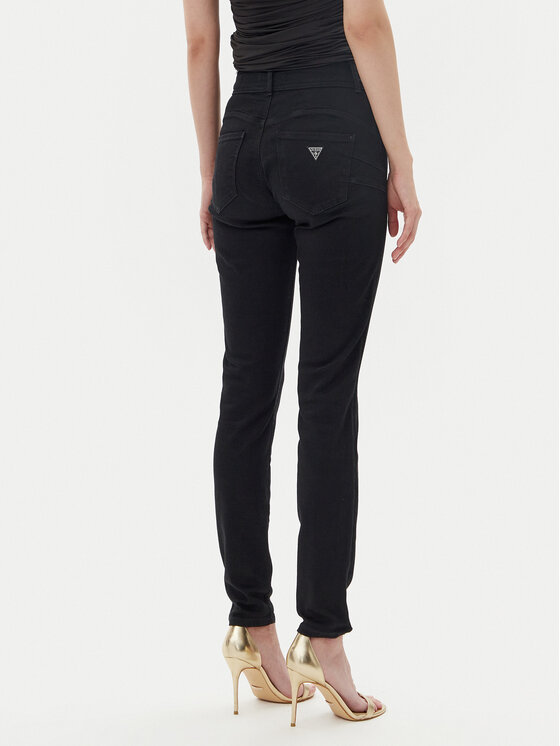 Guess Guess Blugi W4BA34 D4PZ1 Negru Skinny Fit