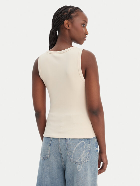Guess Guess Top W6GP22 K2954 Béžová Regular Fit