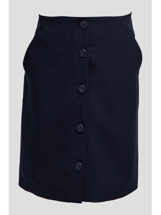 SLY SLY Spódnica 5S-308B Granatowy Comfortable Fit
