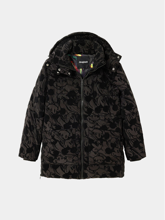Desigual Desigual Kevad-sügis jope 23WWEWB2 Must Regular Fit