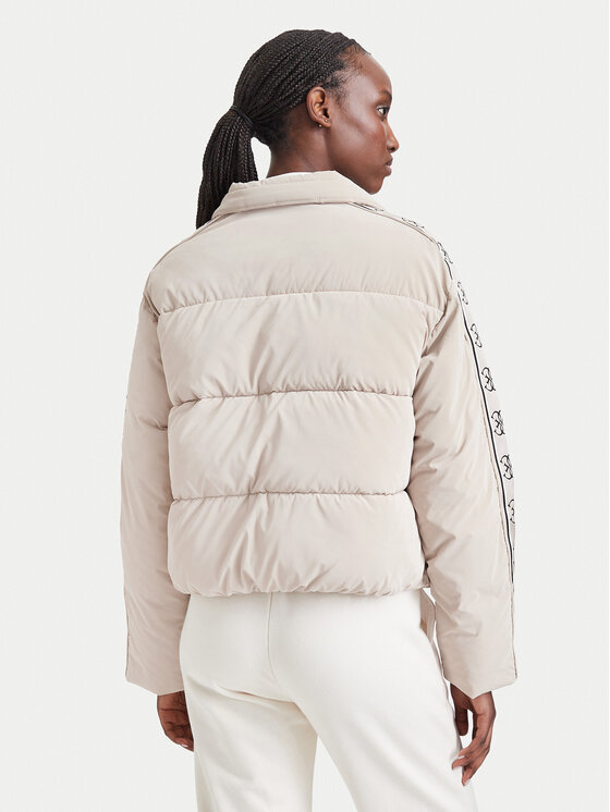 Guess Guess Kurtka zimowa V5BL11 WGYC2 Beżowy Regular Fit