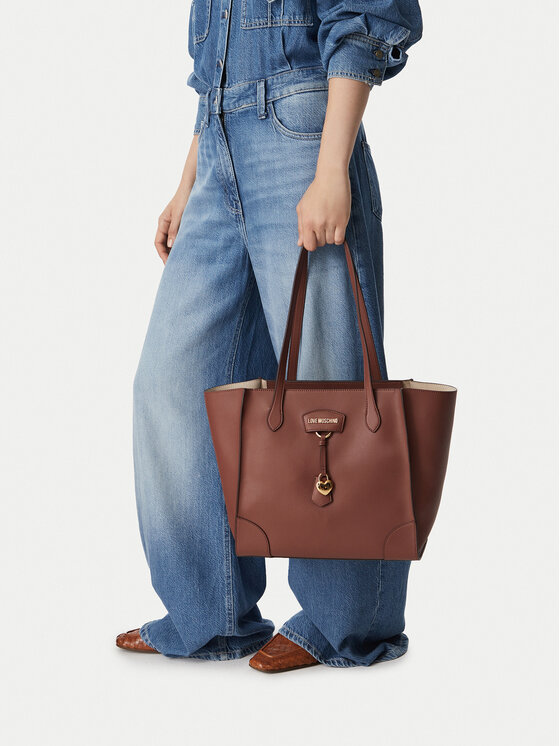 LOVE MOSCHINO Ročna torba JC4158PP1PL1320A Rjava