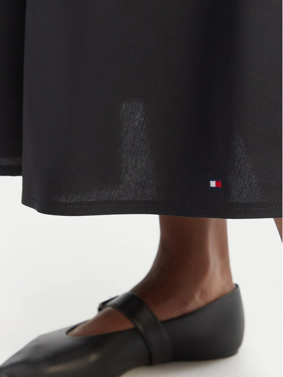 Tommy Hilfiger Tommy Hilfiger Každodenní šaty WW0WW49628 Černá Regular Fit