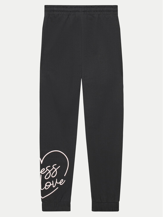 Guess Guess Jogginghose J4YQ16 KA6R3 Schwarz Relaxed Fit