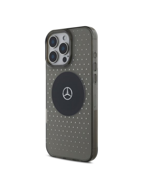 Mercedes-Benz Mercedes-Benz Etui na telefon MB Case Star Pattern Czarny