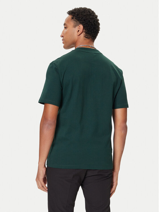 HUGO HUGO Tričko Dapolino 50488330 Zelená Relaxed Fit